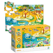 TM Toys Dodo Afrika 18db-os puzzle (DOP300159) puzzle, kirakós
