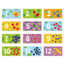 TM Toys Dodo Duo Gyümölcsök 2X12db-os puzzle (DOP300116) (DOP300116) puzzle, kirakós