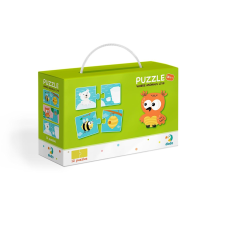 TM Toys Dodo puzzle duo - Hol élnek az állatok? 12x2 db puzzle, kirakós