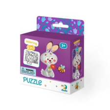 TM Toys Dodo: puzzle & színez&#337;, 16 darabos - nyuszi puzzle, kirakós