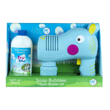 TM Toys Fru Blu Hippo bubliövő tartállyal, 0,4 l folyadékkal buborékfújó