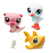 TM Toys Littlest pet shop figura szett - szigeti kaland - 3 darabos játékfigura