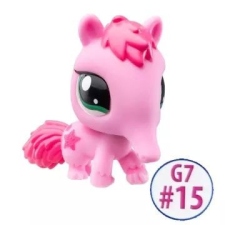 TM Toys Littlest Pet Shop: Játékfigura -15 - Pink lovacska játékfigura