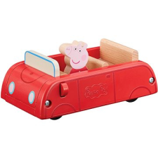 TM Toys Peppa Malac fából készült családi autó + Peppa figura játékfigura