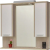 TMP cabinets ZX sonoma 85/95 cm tükrös szekrény dupla, LED világítással