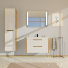 TMP GOLDY 75 fali függesztett fürdőszobabútor 75 cm porcelán mosdókagylóval fürdőszoba bútor