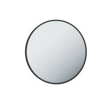  TMP IRON fürdőszobai tükör - FEKETE keret - kerek - 90 cm fürdőszoba bútor