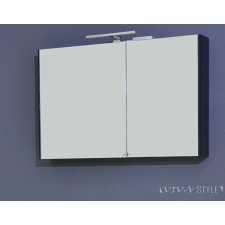  TMP SHARP 105 - ANTRACIT - Tükrös fürdőszobai szekrény - 100 cm fürdőszoba bútor