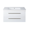  TMP VIVA 100 fali fürdőszobabútor - Sanovit SOFT 13100 porcelán mosdóval - 100 x 45,5 cm