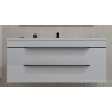 TMP VOX 100 fehér fali függesztett fürdőszobabútor 100 cm műmárvány mosdókagylóval fürdőszoba bútor