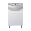  TMP ZX 55 - SONOMA - álló fürdőszobabútor - Sanovit ZENON - 6055 porcelán mosdóval - 55 x 44 cm