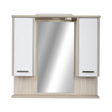 TMP ZX - SONOMA - Tükrös fürdőszobai szekrény LED világítással - 95 x 80 cm fürdőszoba bútor
