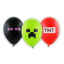  TNT Party léggömb, lufi 6 db-os 12 inch (30 cm) party kellék