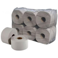 . Toalettpapír, 1 rétegű, nagytekercses, 130 m, 19 cm átmérő, "Vella", natúr higiéniai papíráru