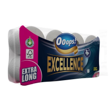 . Toalettpapír, 3 rétegű, 8 tekercses, "Ooops! Excellence" fürdőszoba kiegészítő
