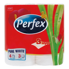  Toalettpapír PERFEX 3 rétegű 4 tekercses higiéniai papíráru