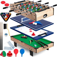  Többfunkciós játékasztal 4 az 1-ben csócsó , ping pong, léghoki , biliárdasztal asztalitenisz
