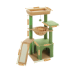 Többszintű macskafa, hangulatos függőágy, szizál karcoló oszlopok, AMT0271GN, M