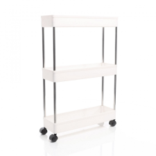 Toboli keskeny konyhai kocsi 3 polccal 4 kerékkel 40x13x61cm bútor