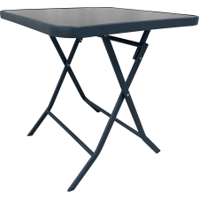  Toconao négyzet alakú összecsukható asztal antracit 70 cm x 70 cm kerti bútor
