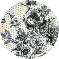 TOGNANA ANDREA FONTEBASSO Cinzia Camelia Pizza, 33 cm, 2 darab tányér és evőeszköz