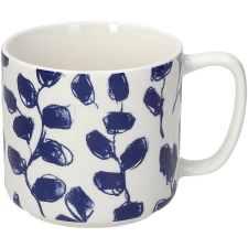 TOGNANA IVY NAVY BLOOM 6 darabos bögrekészlet, fehér-kék, 380 ml bögrék, csészék