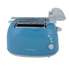 TOGNANA kenyérpirító 750W 4 funkció 6 barnítási fokozat kék szín kenyérpirító