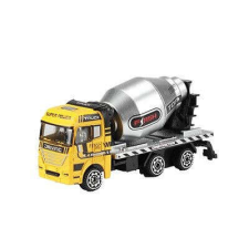 Toi-Toys Metal World fém betonkeverő modell – 11 cm autópálya és játékautó