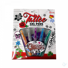 Toi-Toys Tetováló toll szett 6db-os csillámtetoválás