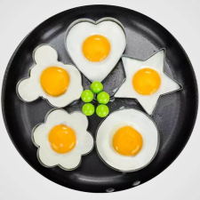  Tojássütő forma (5db-os szett) konyhai eszköz