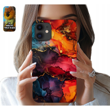  TOK ALMA IPHONE 12 - ELEGÁNS MÁRVÁNY KŐ MINTÁK + FÓLIA tok és táska