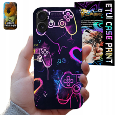  TOK ALMA IPHONE 16 PLUS - GAMER GAME DESIGNS + ÜVEG tok és táska