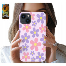 TOK AZ ALMA IPHONE 14 PLUSZHOZ DAISY DIVATOS MINTÁK + ÜVEG tok és táska