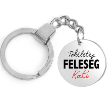 Tökéletes feleség egyedi feliratos kulcstartó, választható több formában és színben kulcstartó