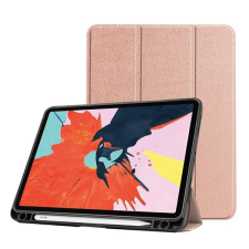 TokShop Apple iPad Air (2020) / iPad Air (2022), mappa tok, Apple Pencil tartóval, Smart Case, vörösarany tablet tok