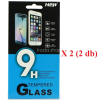 TokShop Apple iPhone 13 / 13 Pro / 14 / 16e, 2db Kijelzővédő fólia, ütésálló fólia (az íves részre NEM hajlik rá!), Tempered Glass (edzett üveg), Clear