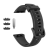 TokShop Huawei Band 6 / Honor Band 6, szilikon pótszíj, állítható, fekete