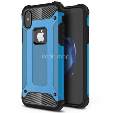 TokShop Huawei Honor 30, Műanyag hátlap védőtok, Defender, fémhatású, világoskék tok és táska