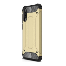 TokShop Huawei Mate 30 Lite, Műanyag hátlap védőtok, Defender, fémhatású, arany tok és táska