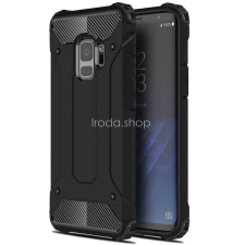 TokShop Huawei Mate 40, Műanyag hátlap védőtok, Defender, fémhatású, fekete tok és táska