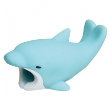 TokShop Kábelvédő, delfin figura, kék kábel és adapter