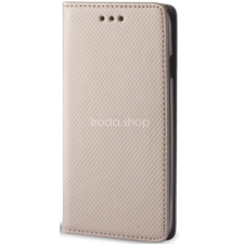TokShop Oppo A52, Oldalra nyíló tok, stand, Smart Magnet, arany tok és táska
