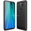 TokShop Samsung Galaxy A10e SM-A102U, Szilikon tok, közepesen ütésálló, szálcsiszolt, karbon minta, fekete