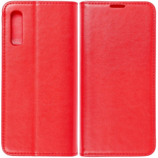 TokShop Samsung Galaxy M51 SM-M515F, Oldalra nyíló tok, stand, Magnet Book, piros tok és táska