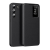 TokShop Samsung Galaxy S25 Plus SM-S936, Oldalra nyíló tok, hívás mutatóval, kártyatartóval, Smart View Cover, fekete (RS166910)