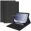TokShop Samsung Galaxy Tab A9 Plus (11.0) SM-X210 / X215 / X216B, Bluetooth billentyűzetes mappa tok, érintőceruza tartó, érintőceruza nélkül, TP SC Pen Holder + Keyboard, fekete