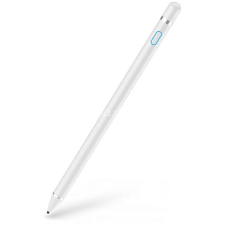 TokShop Univerzális toll, műanyag, (bármilyen kapacitív kijelzőhöz), Active Stylus Pen, fehér tablet kellék