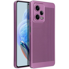 TokShop Xiaomi13T/13TPro/RedmiK60Ultra,Műanyaghátlapvédőtok,légáteresztő,lyukacsosminta,Breezy,lila (5903396264405) tok és táska