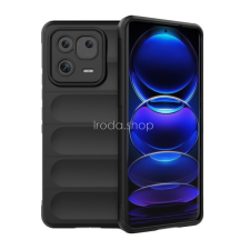TokShop Xiaomi 13 Pro, Szilikon tok, közepesen ütésálló, 3D minta, fekete tok és táska