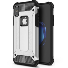TokShop Xiaomi Poco M3, Műanyag hátlap védőtok, Defender, fémhatású, ezüst (96118) mobiltelefon kellék